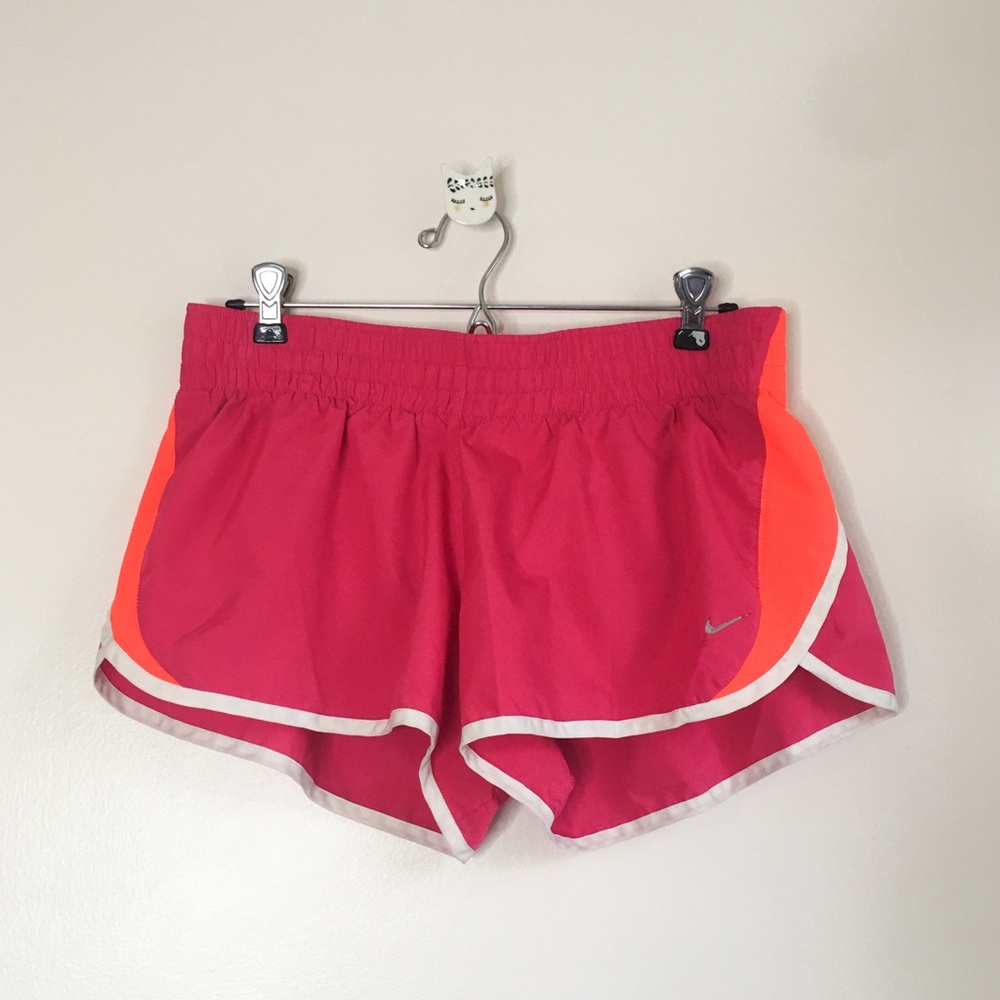 Nike Dri-Fit Running Shorts Pink Size Large